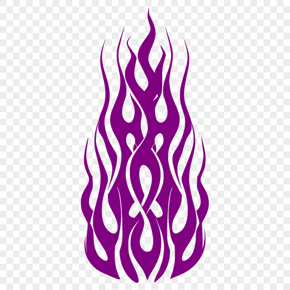 Free Unique Flames Decal