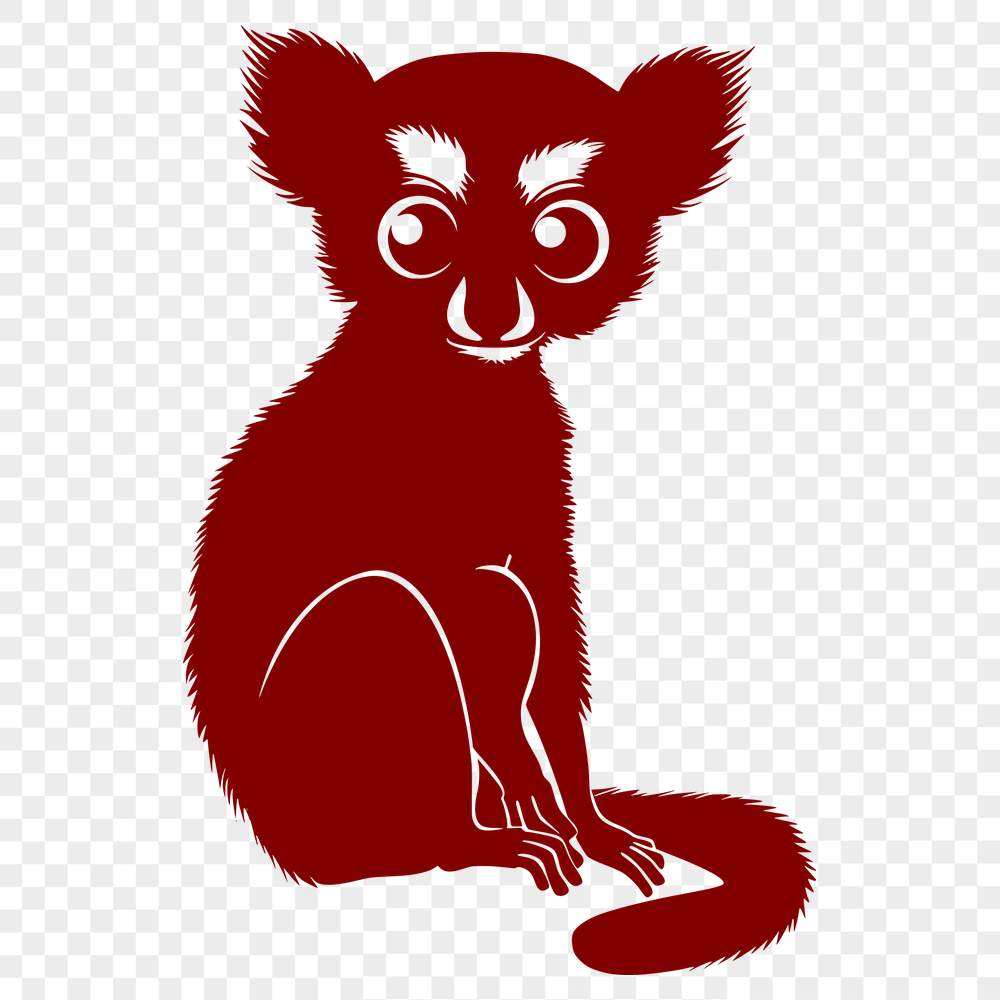 Lemur SVG, PNG, PDF And DXF Files