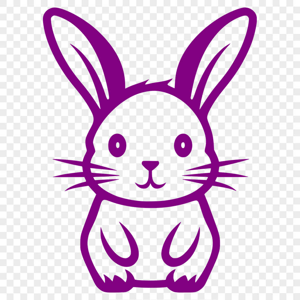 Free Artistic Rabbit Vector Illustration