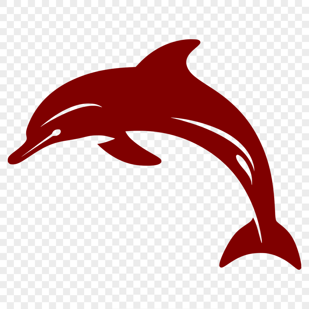 Artistic Dolphin Vector Image