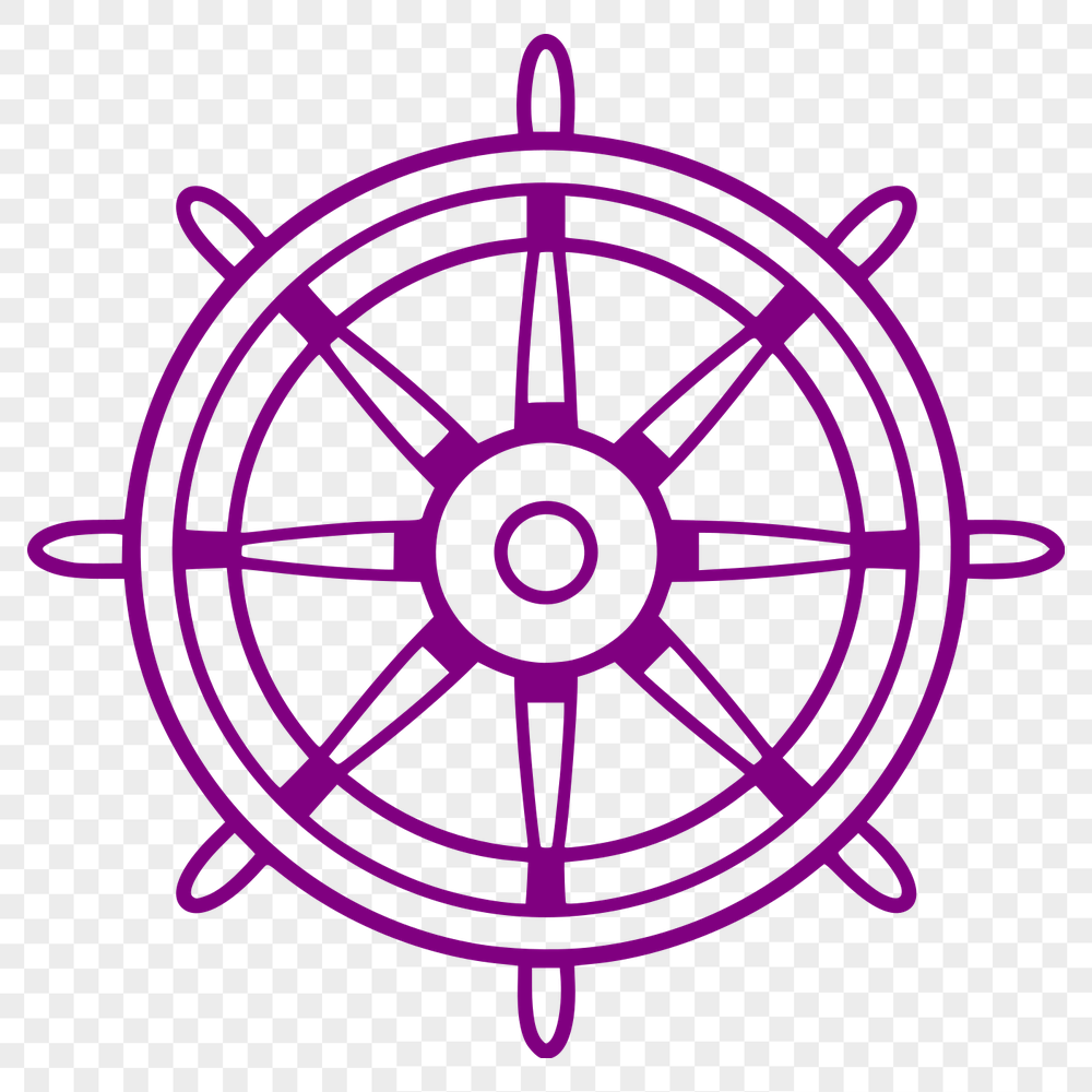 Unique Ships Wheel SVG, PNG, PDF And DXF Files