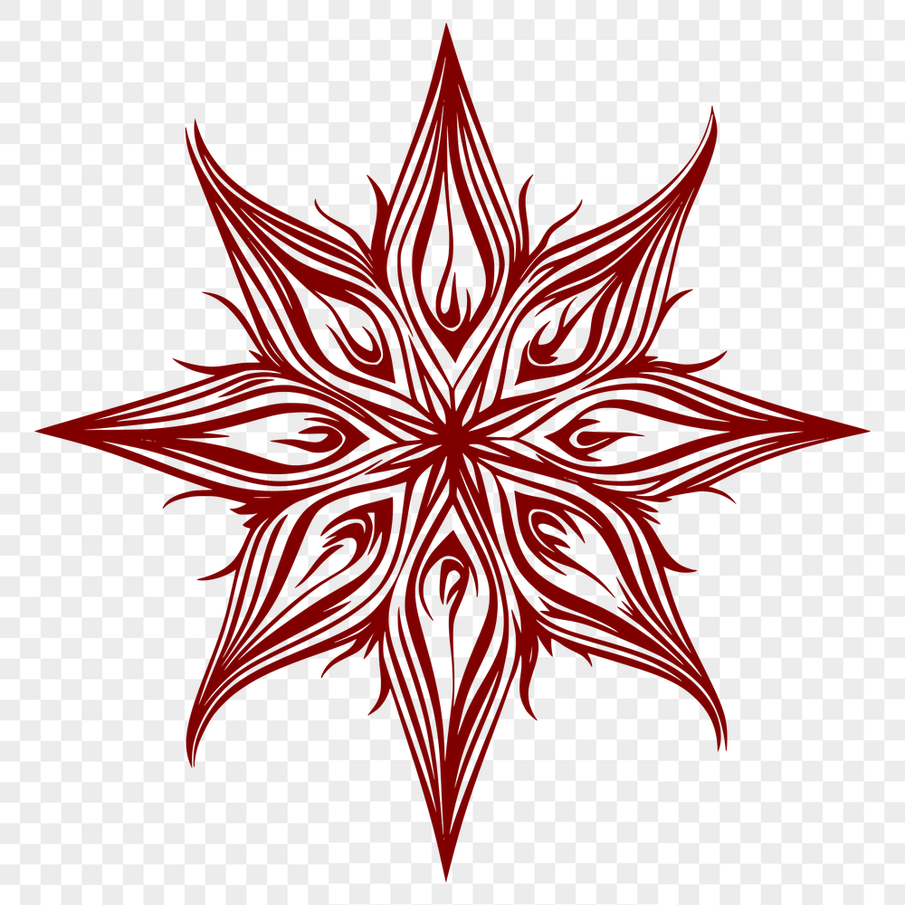 Stunning Star - Laser Engraver PNG Free Download