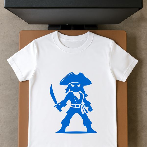 An SVG file icon of a swashbuckling pirate character.