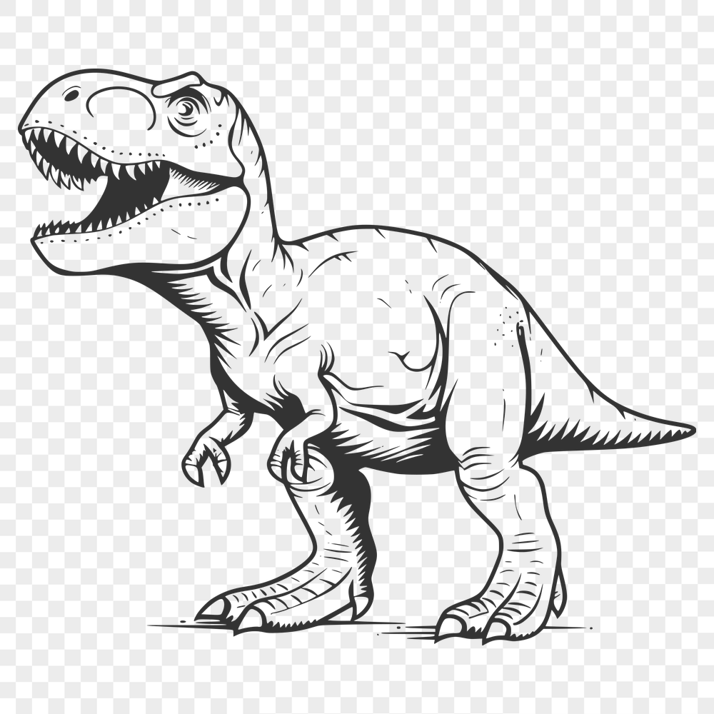 Stunning T Rex Clipart