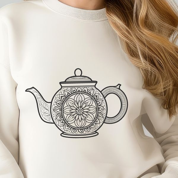 Free SVG Clip Art Tea Container A digital illustration of a teapot in vector format.