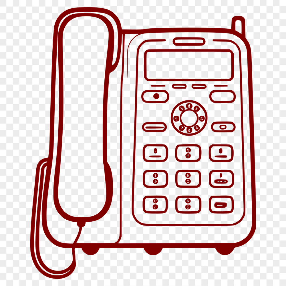 High-Quality Telephone Icon SVG A high-resolution telephone icon designed as scalable vector graphics.