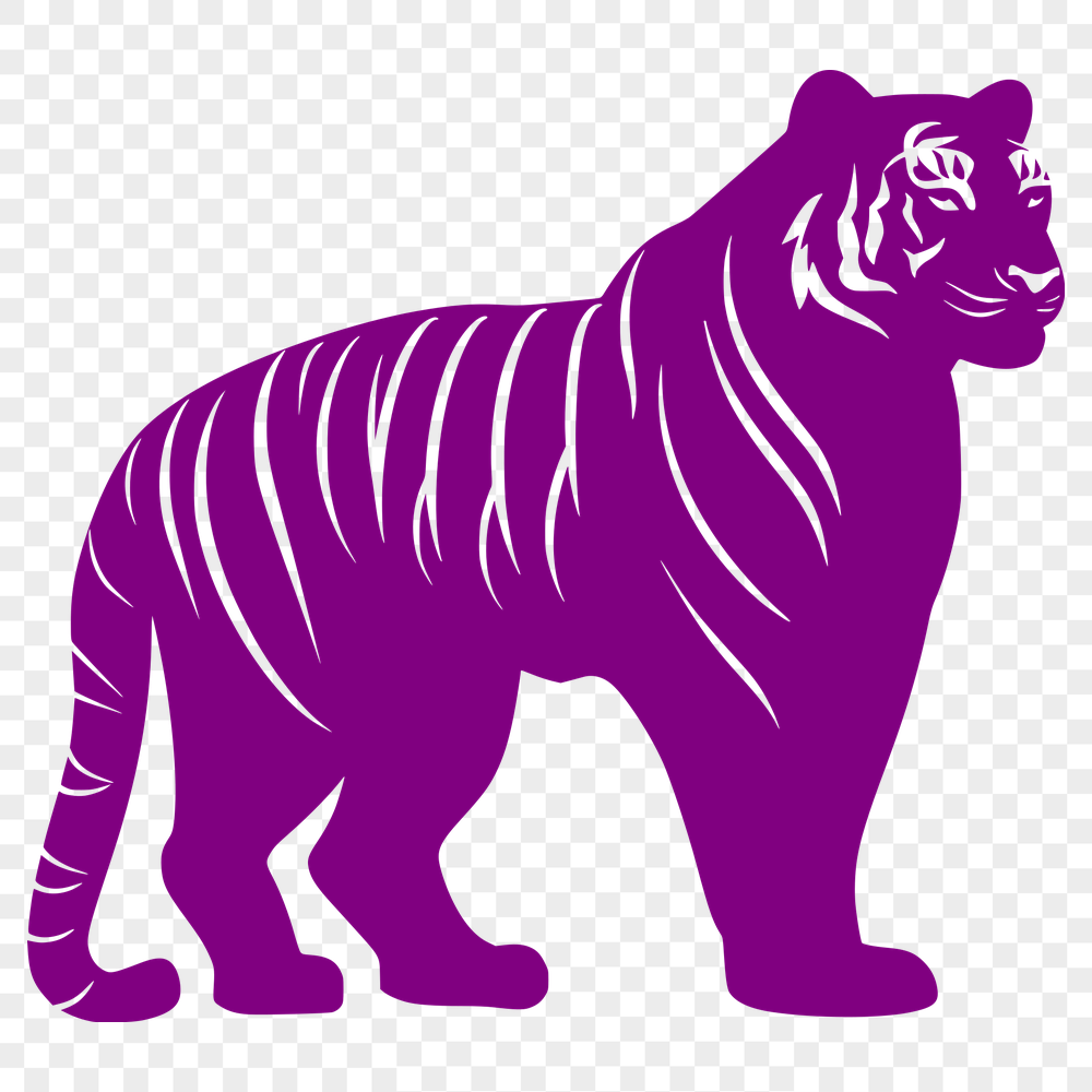 Standing Tiger PNG