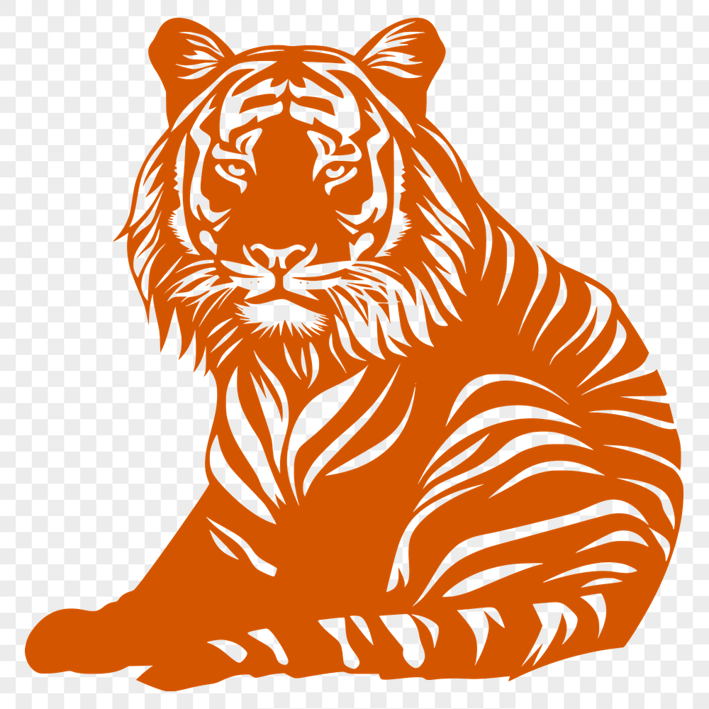 Free Stunning Tiger Vector Image