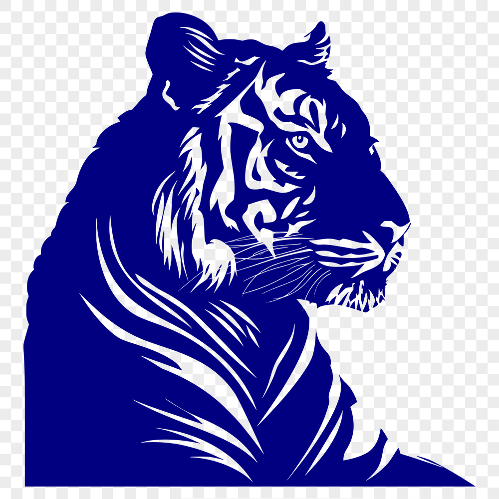 Free Unique Tiger Stencil