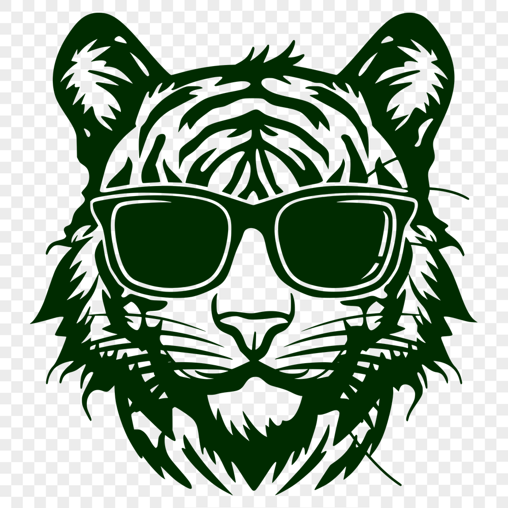 Tiger Wearing Sunglasses