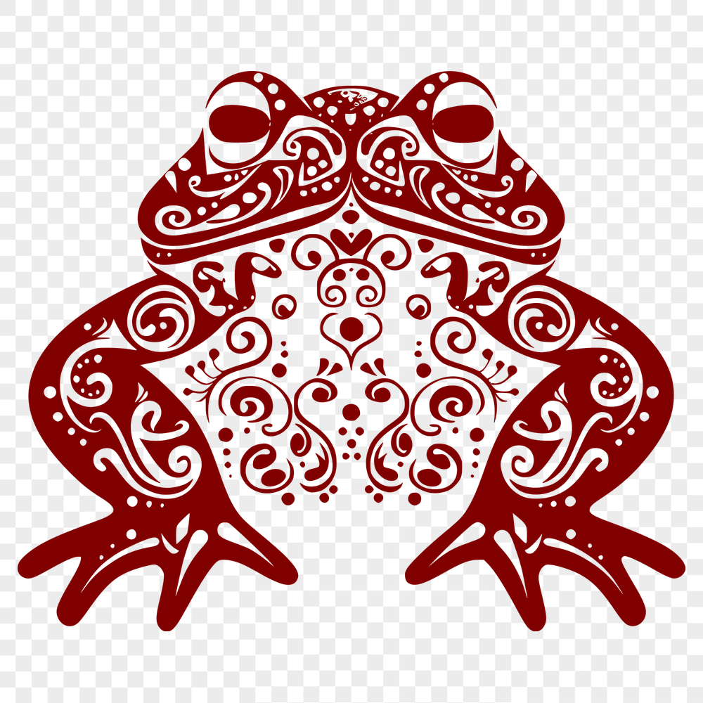 Stunning Toad SVG, PNG, PDF And DXF Files