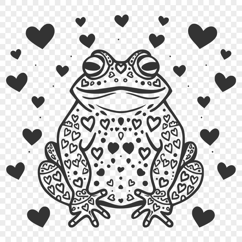 Free Artistic Toad Vector Illustration