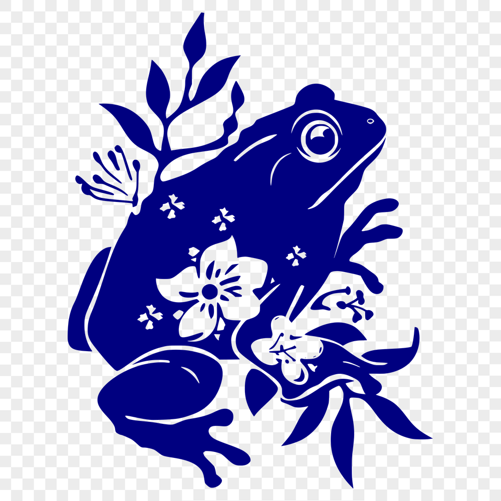 Free Floral Toad Printable Artwork