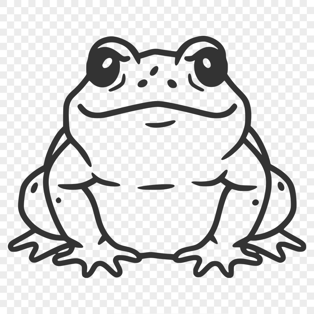 Free Beautiful Toad Clip Art