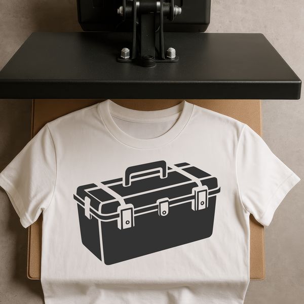 Free Svg Toolset Illustration A toolbox illustration with various tools and hardware.