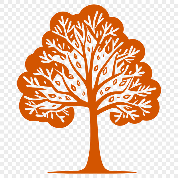 Free tree clip art design for digital use