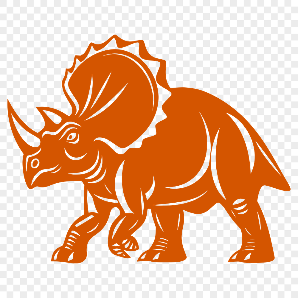 Artistic Triceratops - For Procreate Project