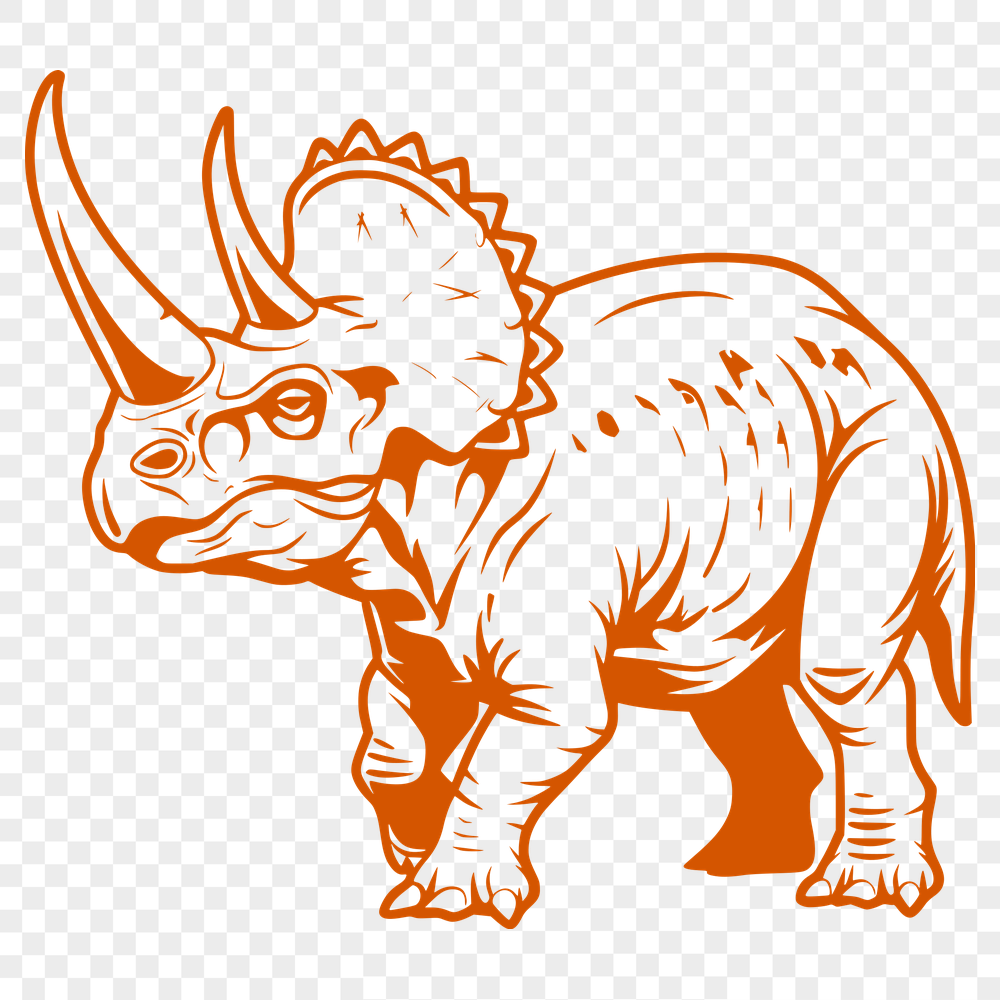 Free Free Triceratops Vector Craft File