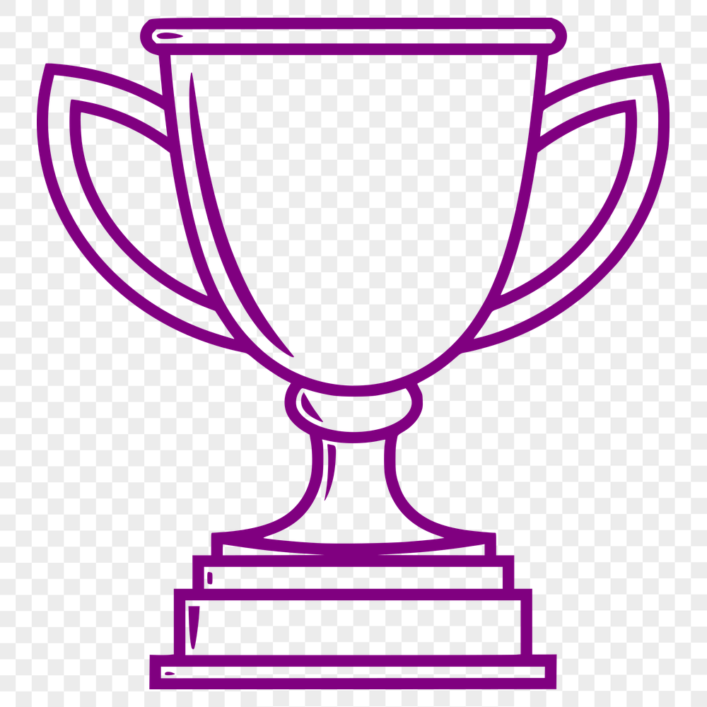 Free Trophy Vector Drawing In PNG For Free Download