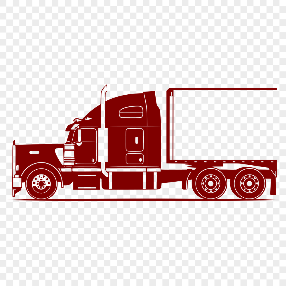 Free Unique Semi Truck Printable Image