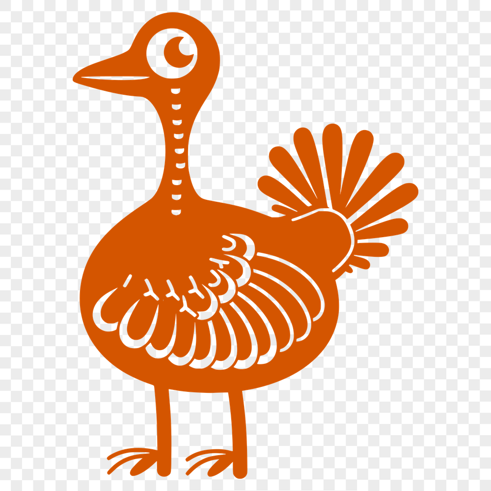 Unique Turkey SVG