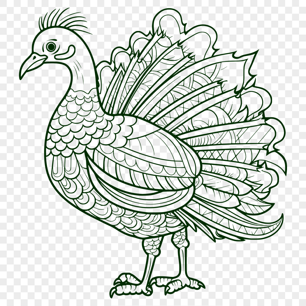 Stunning Turkey Vector Craft File