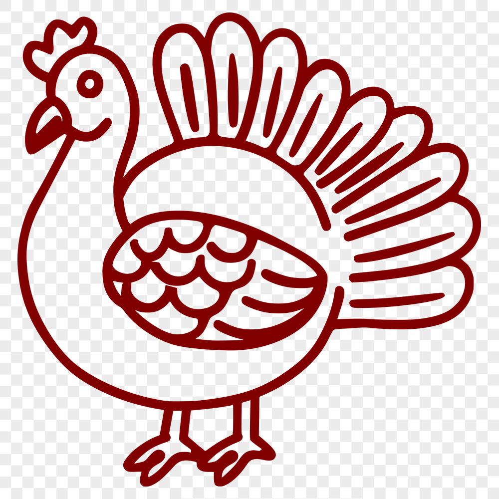 Free Unique Turkey Illustration