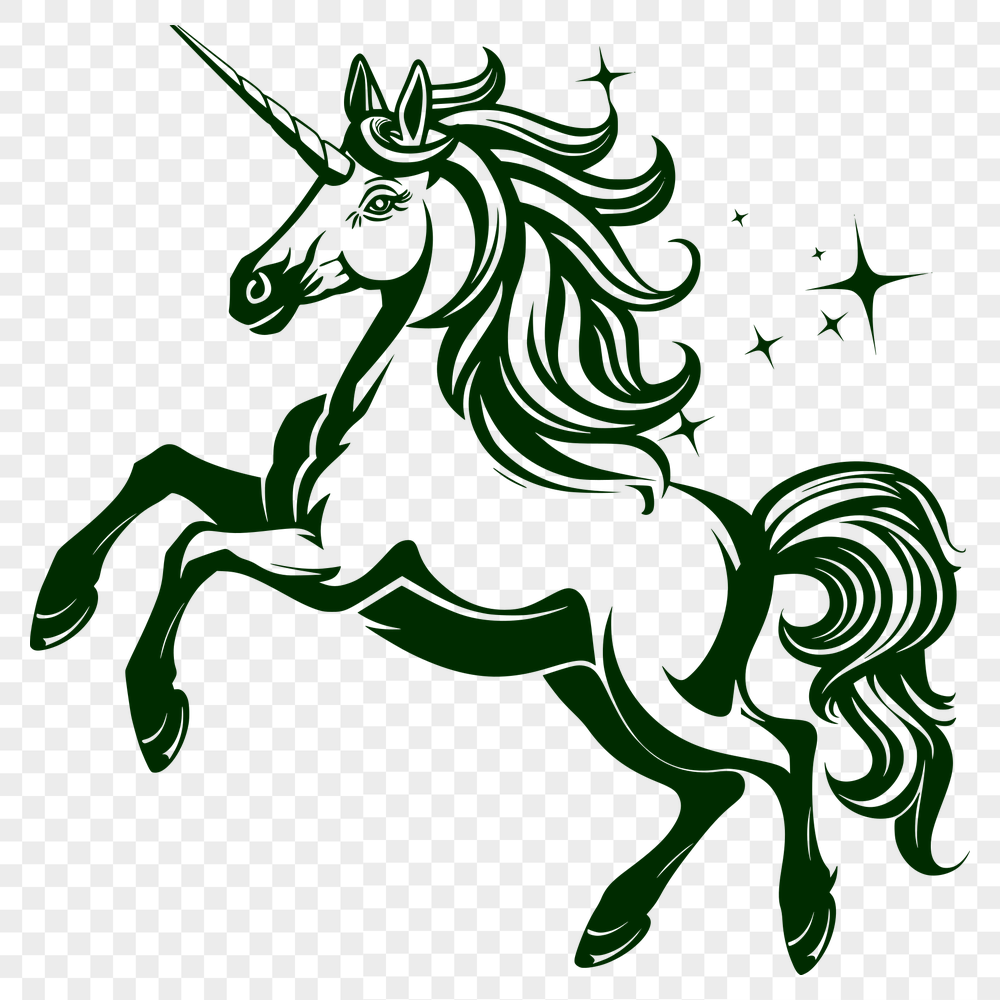 Unique Unicorn Illustration