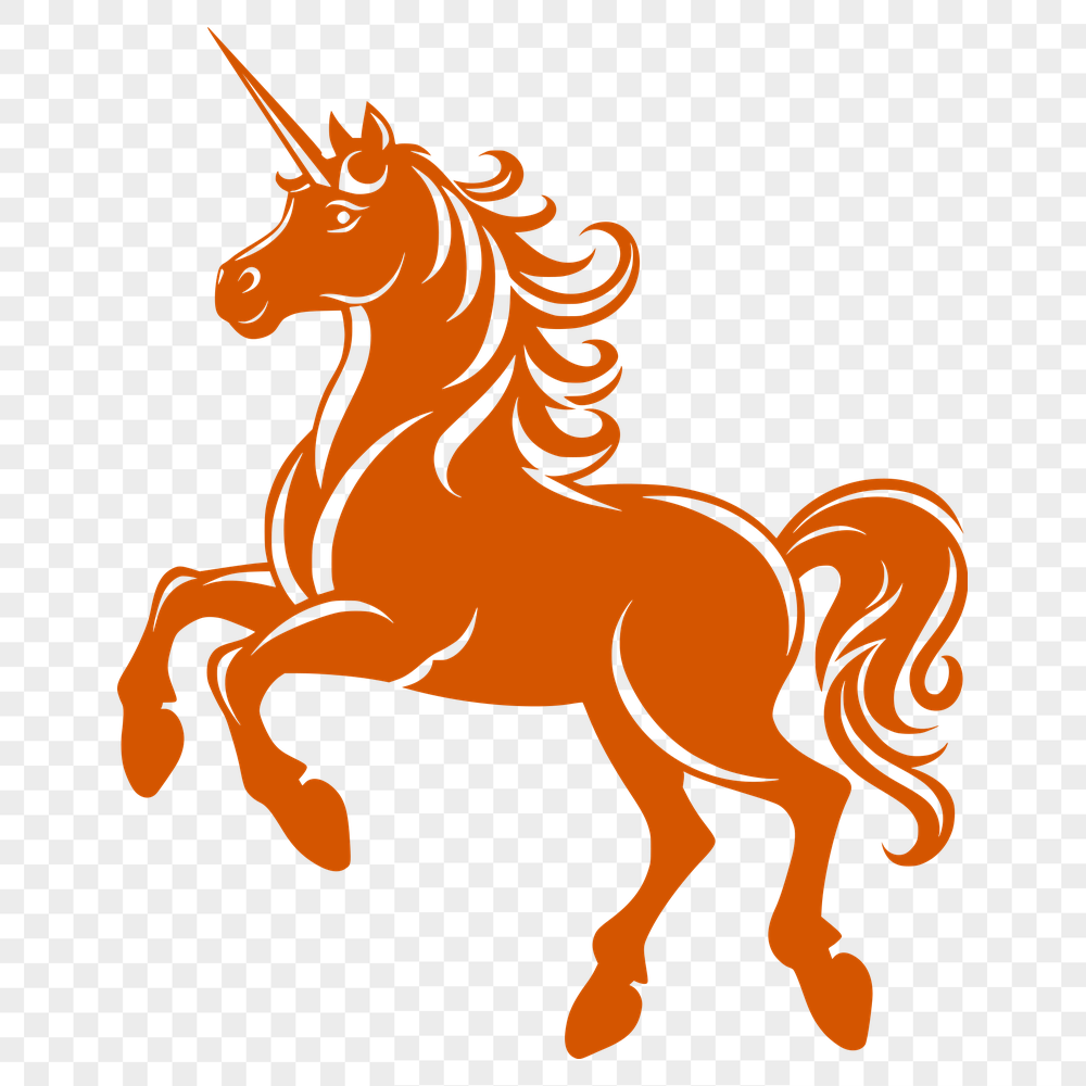 Unique Unicorn Vector Image