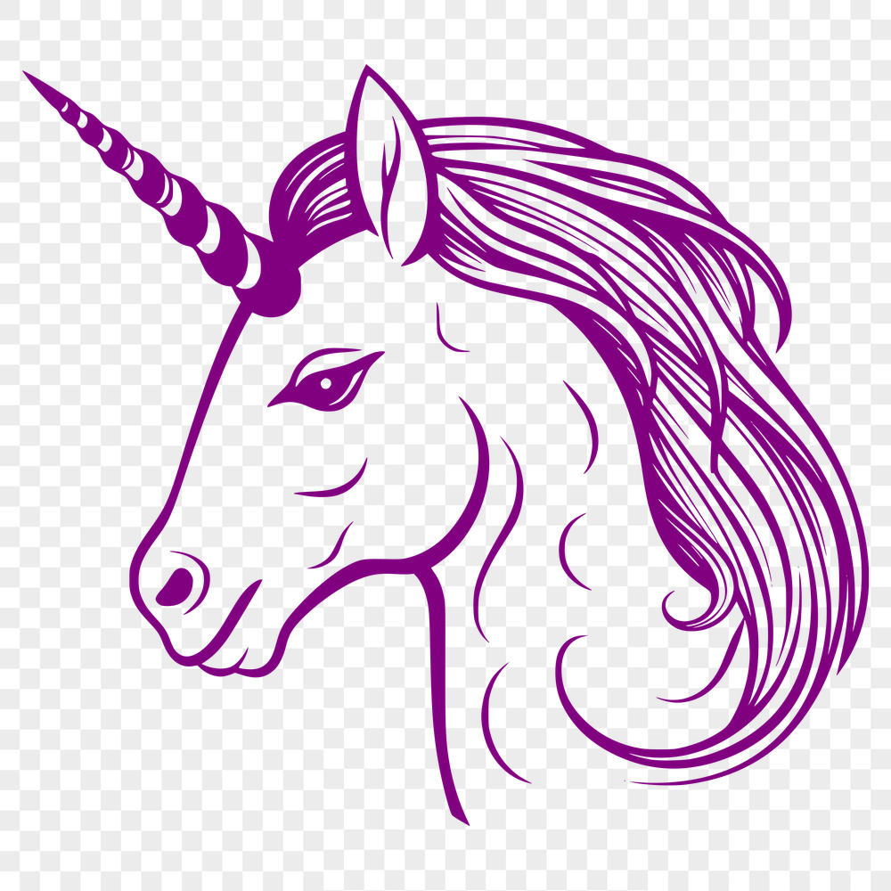 Beautiful Unicorn Decal