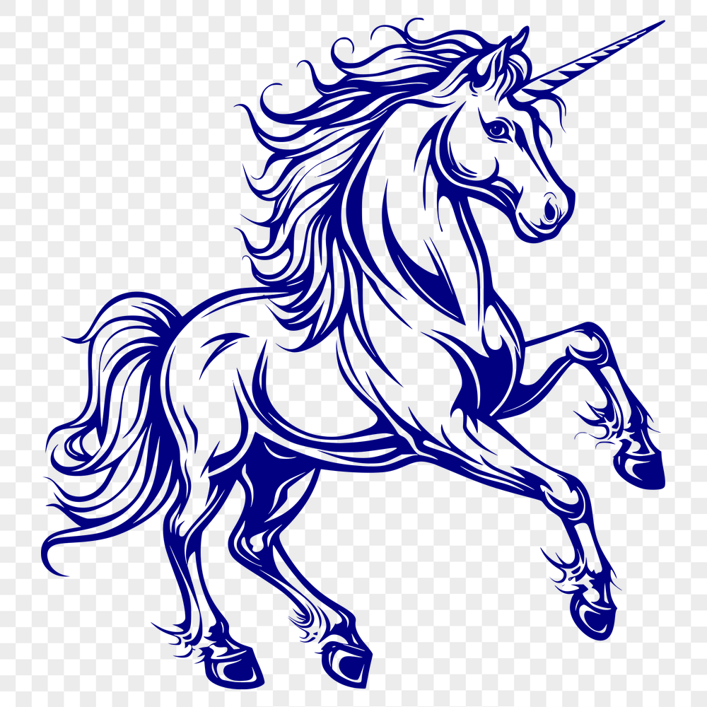 Free Unique Unicorn Printable Image