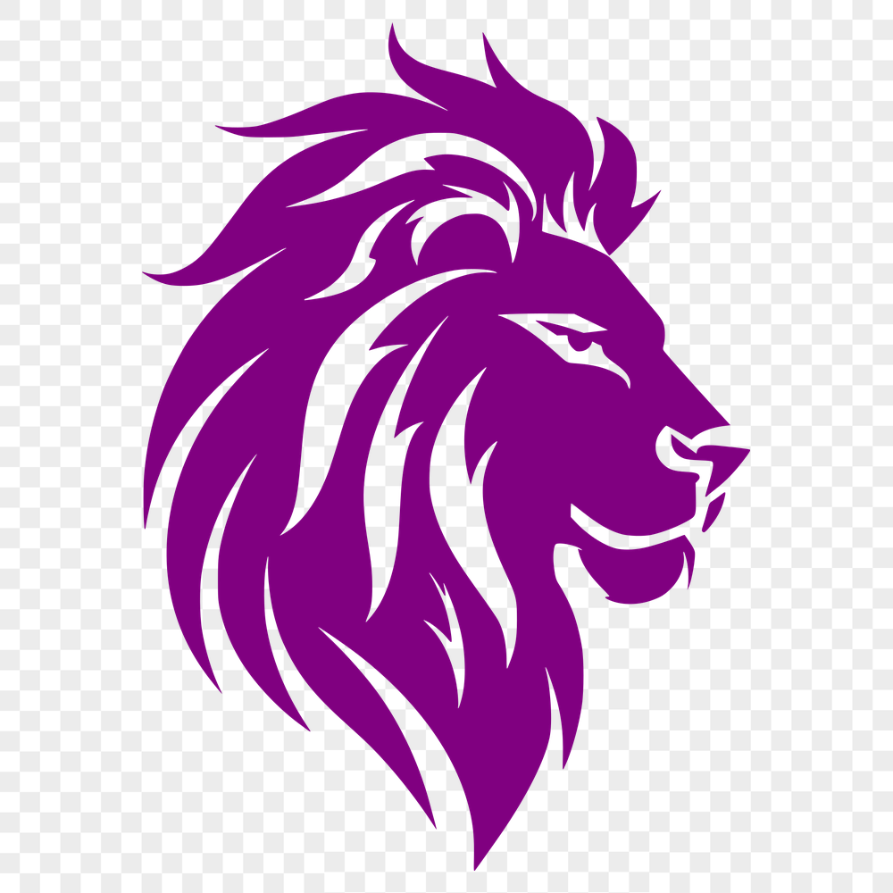 Free Creative Lion Vector Drawing