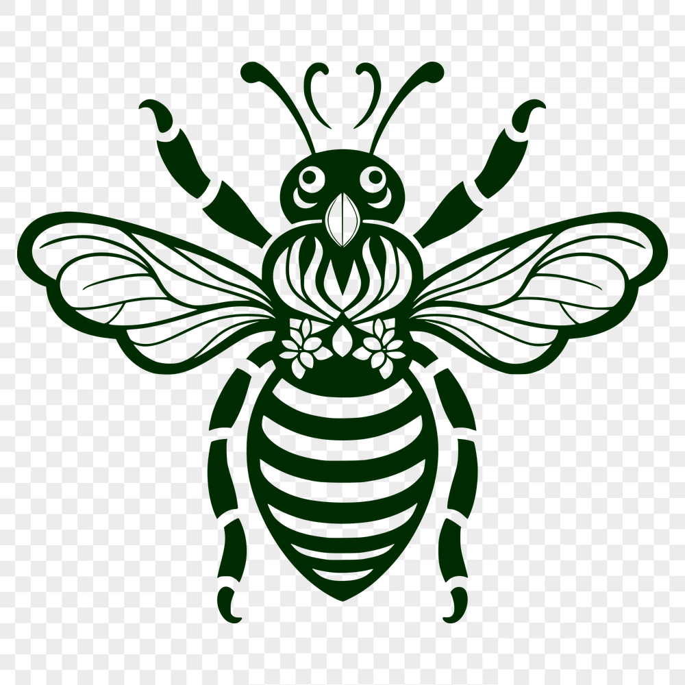 Free Stunning Bee Vector Art