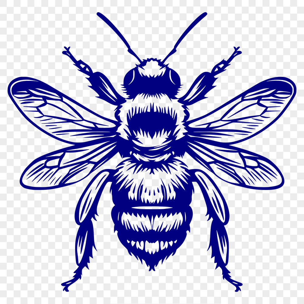 Artistic Bee Design