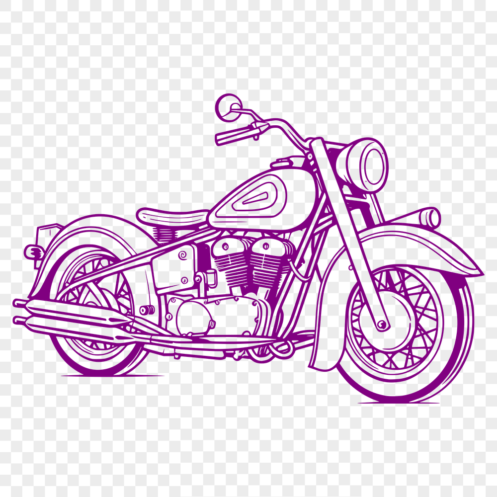 Free Motorcycle Vector Craft File