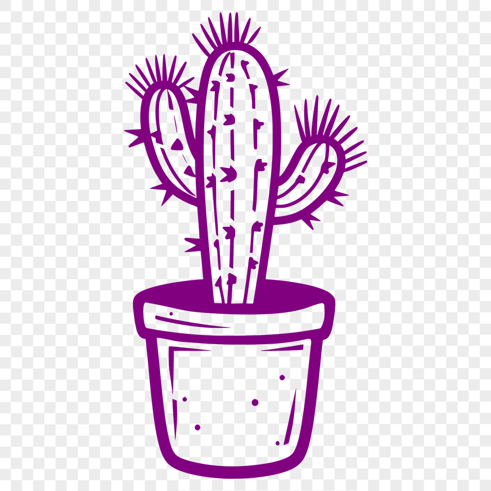 Artistic Cactus Clipart