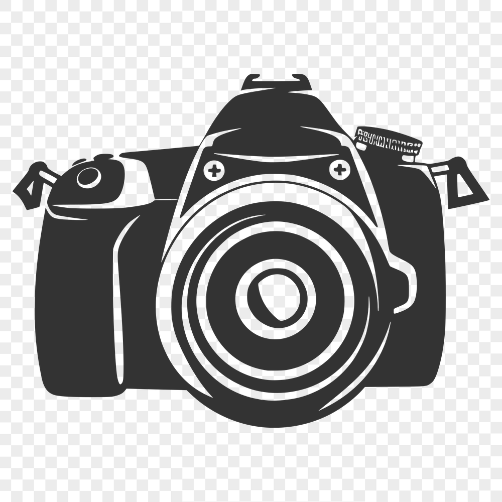 Creative Camera Vector Drawing