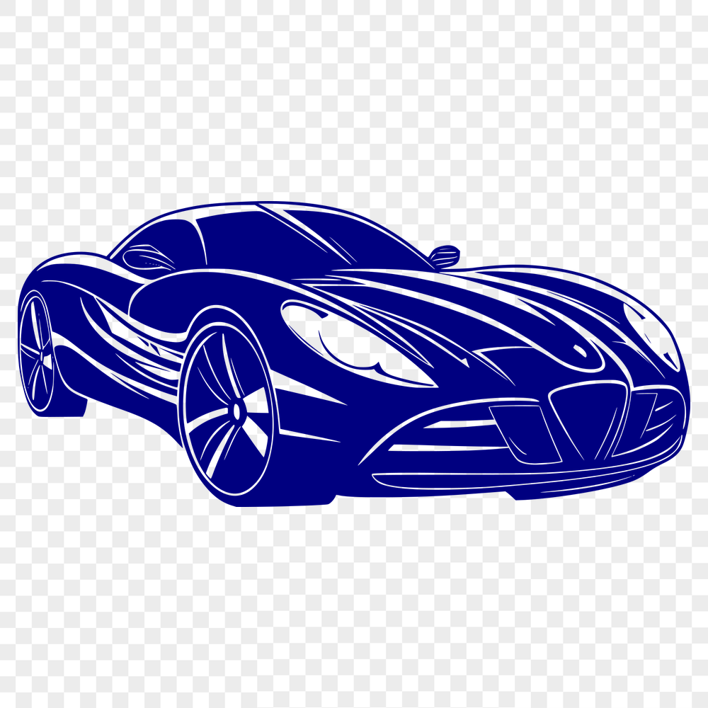 Artistic Car DXF - Free Commercial Use Download