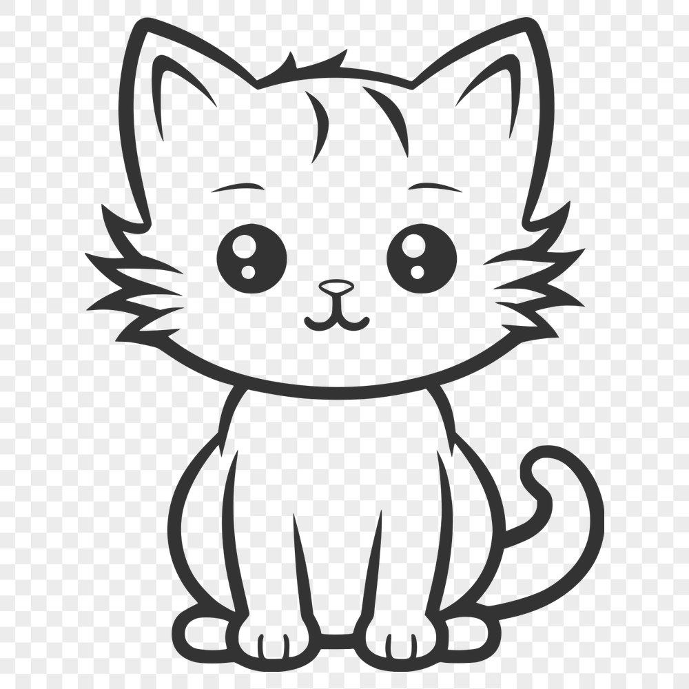 Creative Cat SVG, PNG, PDF And DXF Files