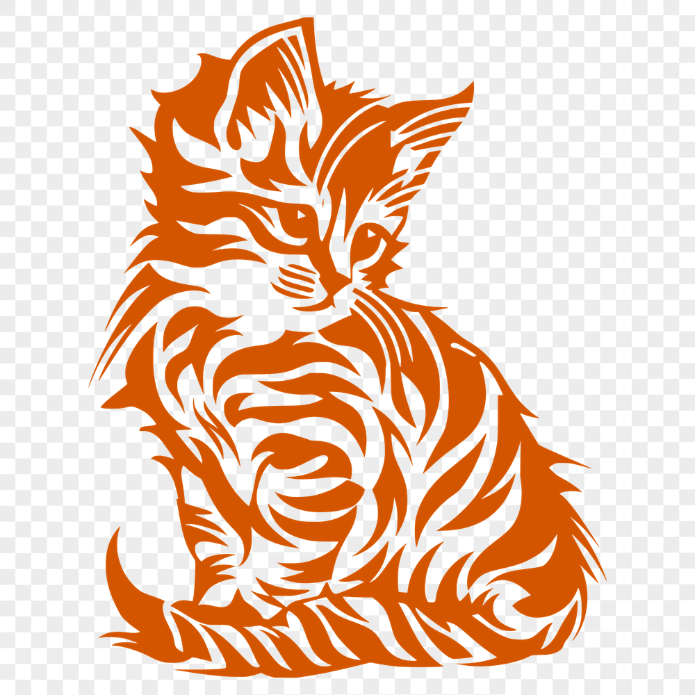 Stunning Kitten - For Cricut Project