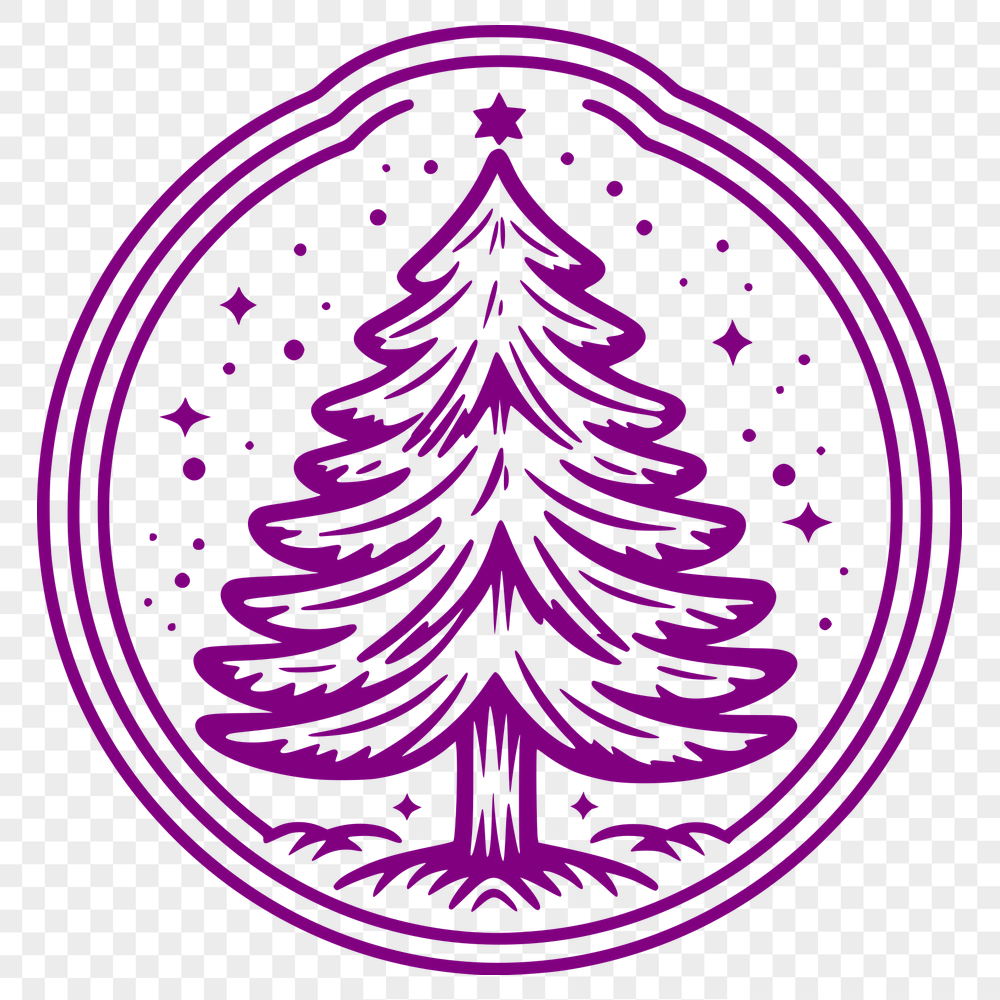 Free Christmas Tree SVG, PNG, PDF And DXF Files