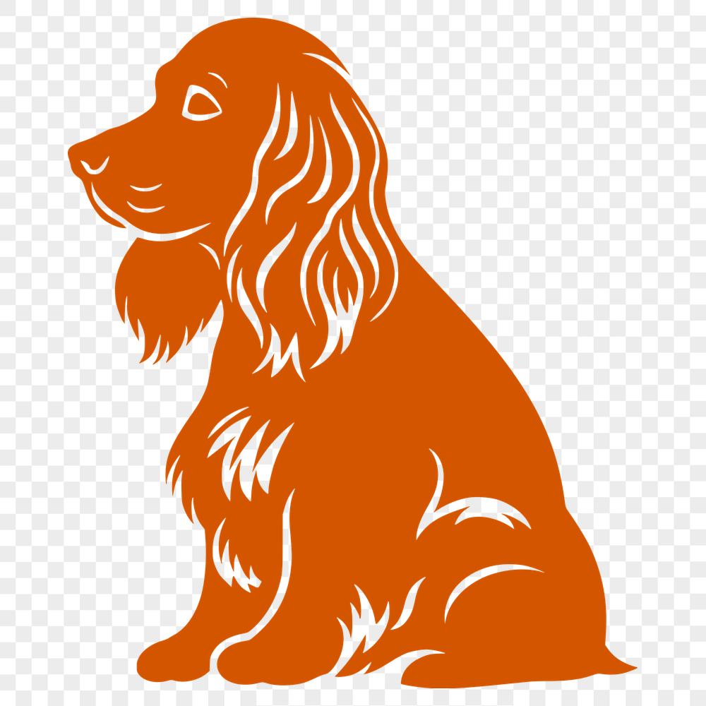 Free Free Cocker Spaniel Template