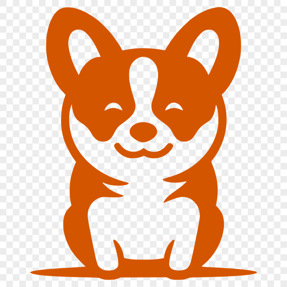 Unique Corgi Decal