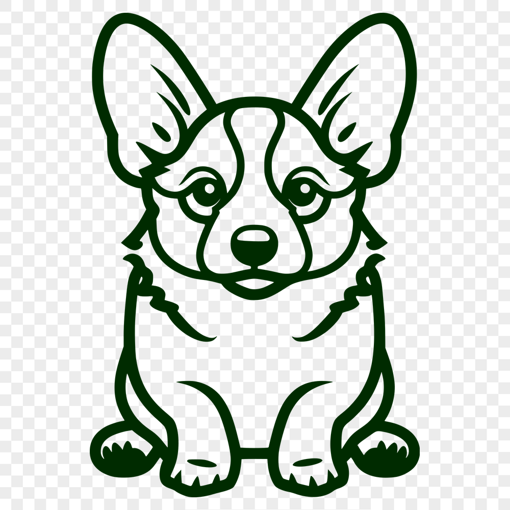 Free Corgi Vector Art