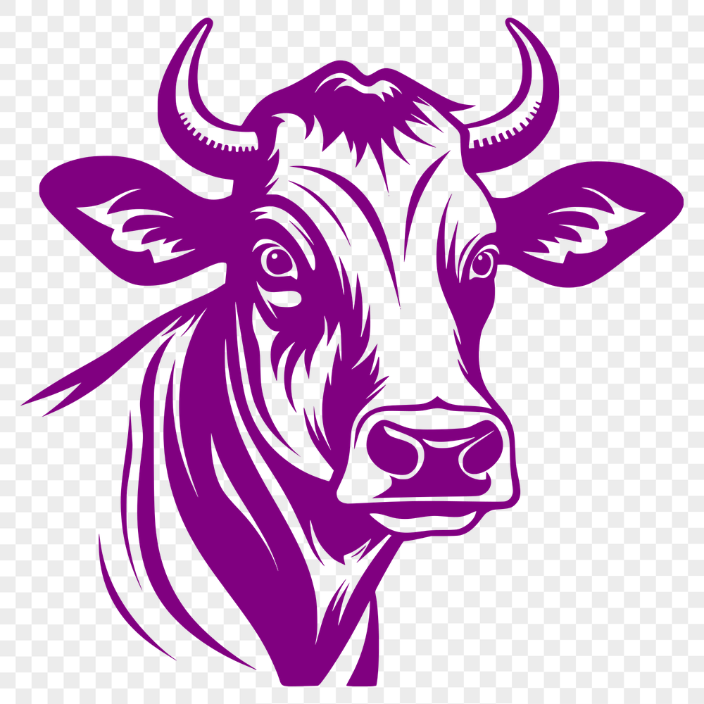 Free Beautiful Cow Artwork