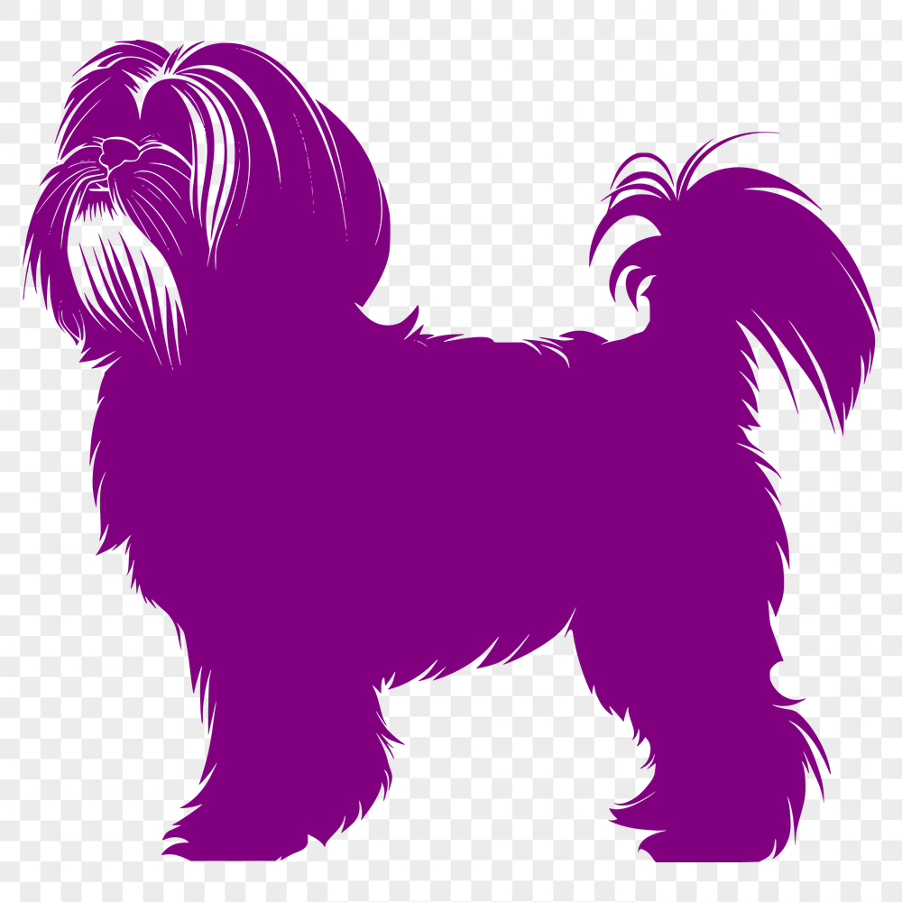 Standing Shih Tzu DXF