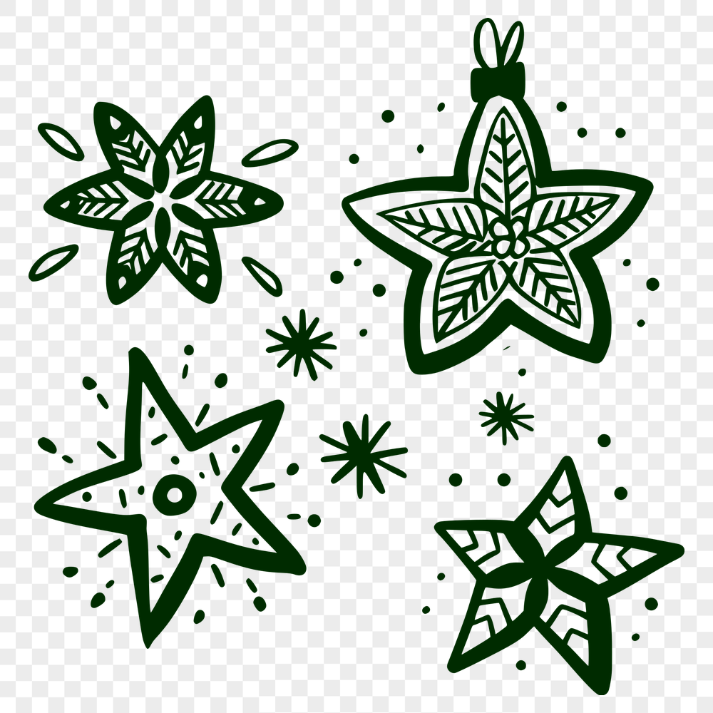 Unique Star Digital Artwork PNG - Free Download