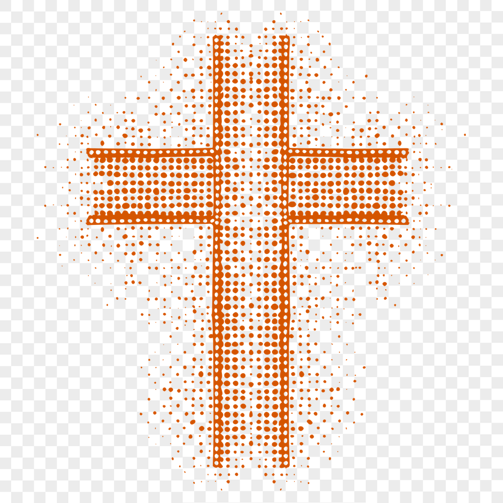 Unique Crucifix Vector Illustration