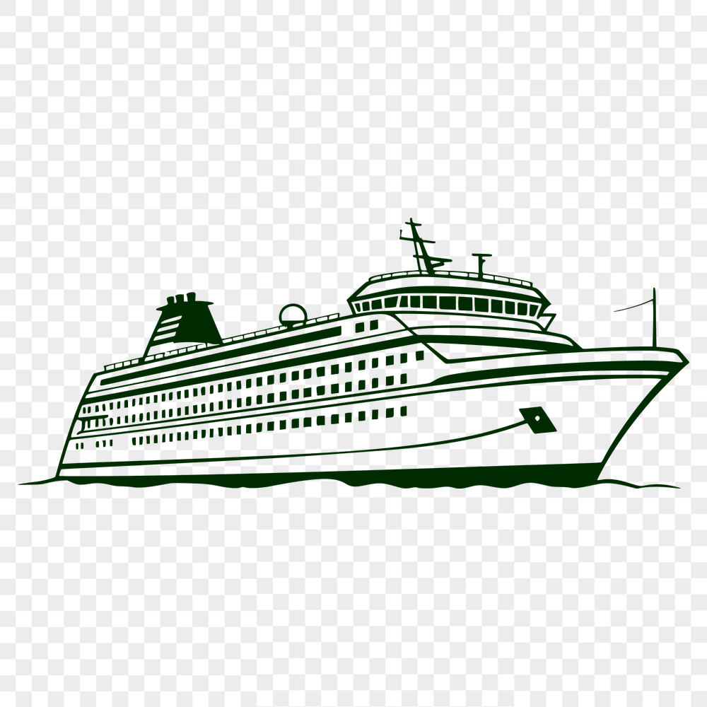 Free Stunning Cruise Ship Clipart