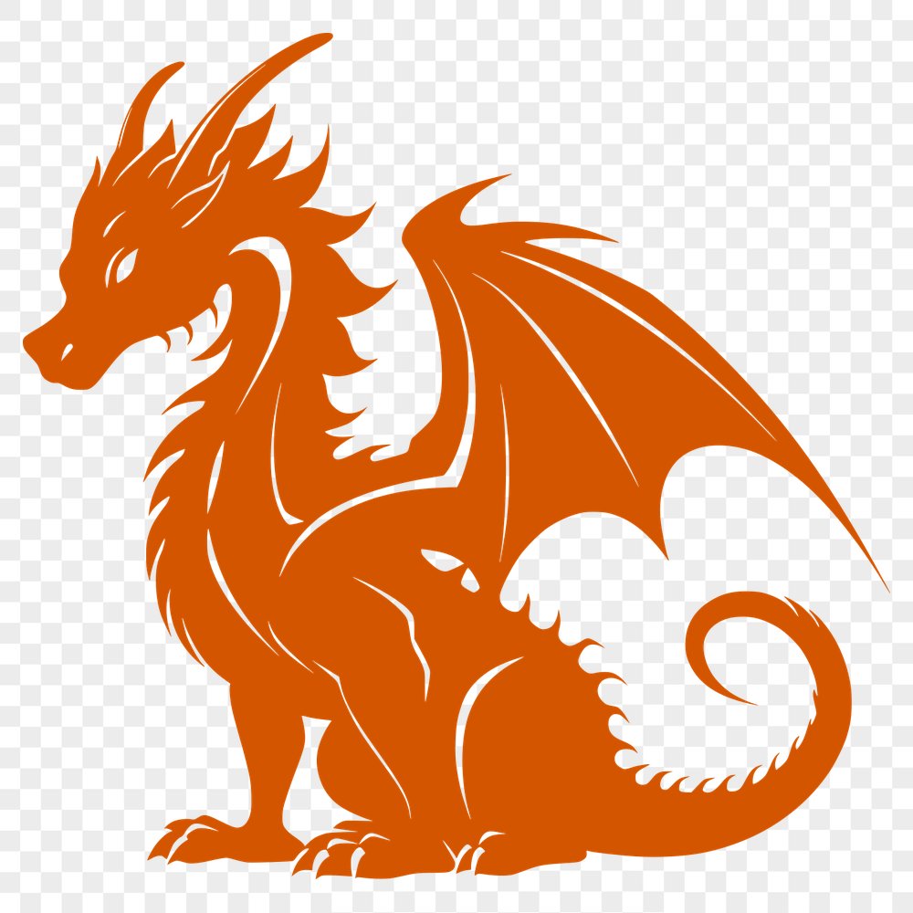 Free Unique Dragon Vector Art